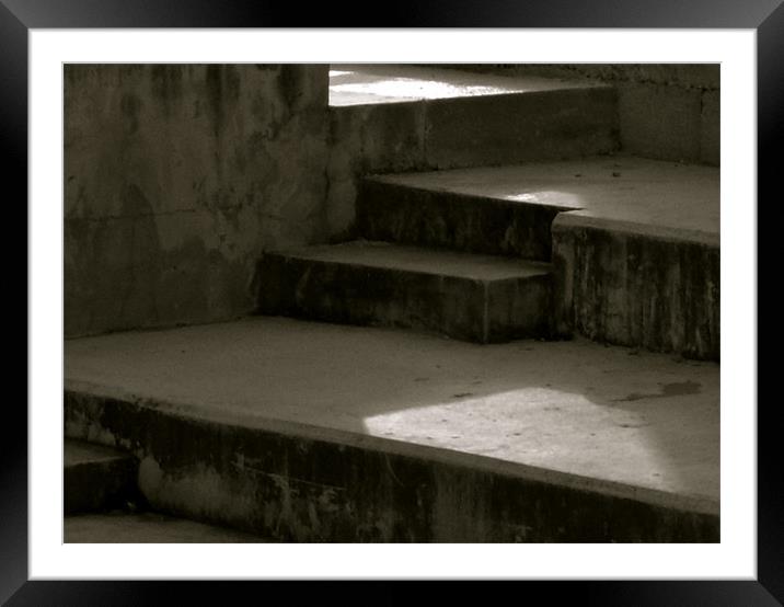 Stairways to... Framed Mounted Print by Benoit Charon