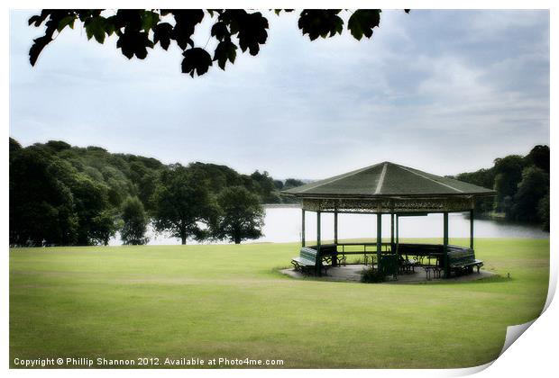 Rotunda Print by Phillip Shannon