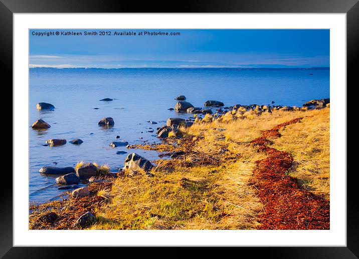 Morning by the sea Framed Mounted Print by Kathleen Smith (kbhsphoto)
