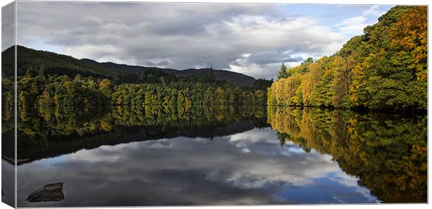 Pitlochry Reflections Canvas Print by Sam Smith