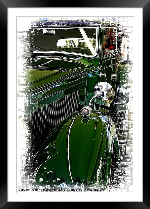 Bentley Framed Mounted Print by Fiona Messenger