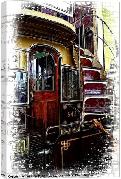 Fares Please Canvas Print by Fiona Messenger