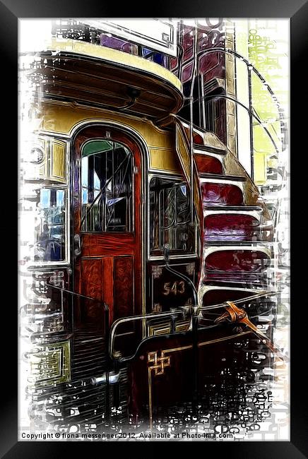 Fares Please Framed Print by Fiona Messenger