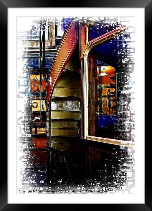 Upstairs Only Framed Mounted Print by Fiona Messenger