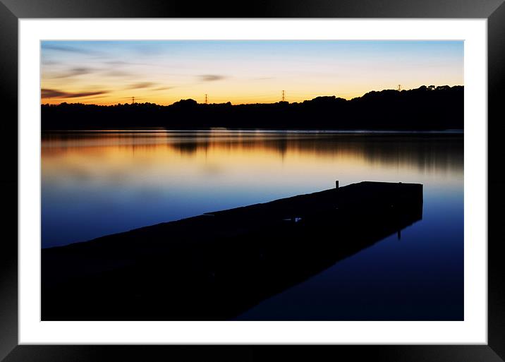 Lake Pickmere Framed Mounted Print by Ben Welsh