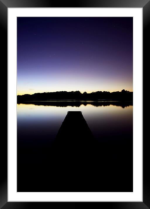 Lake Pickmere Framed Mounted Print by Ben Welsh