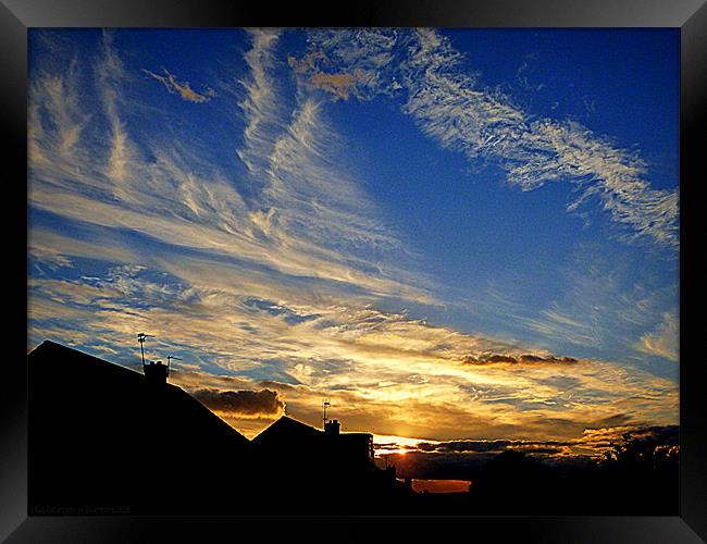 DAY'S END Framed Print by dale rys (LP)