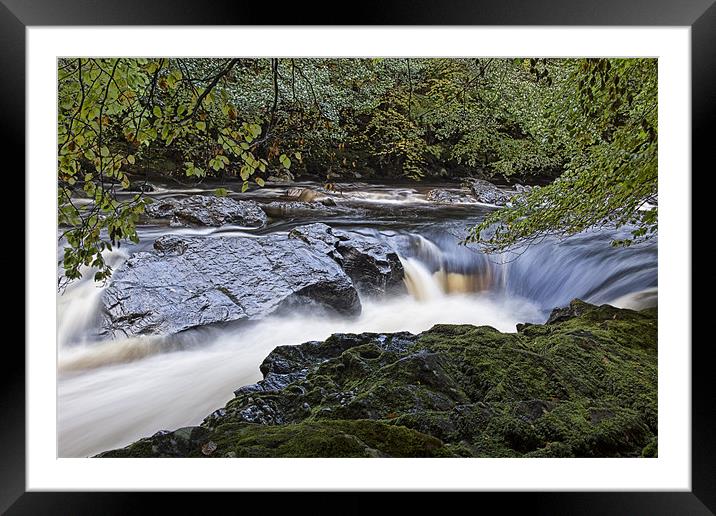 Fast Flowing Framed Mounted Print by Sam Smith