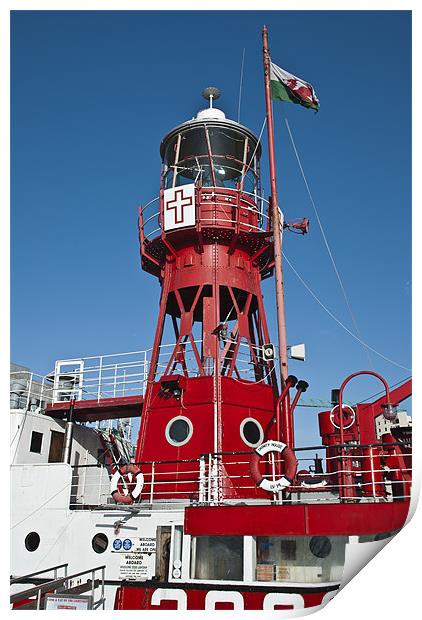 The Lightship Print by Steve Purnell