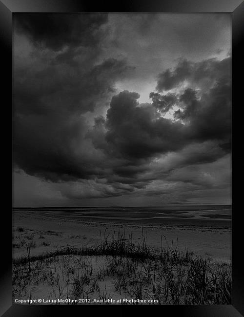 Storm is a Coming! Framed Print by Laura McGlinn Photog