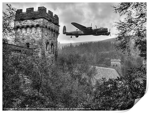 A Tribute To The Dam Busters Print by Colin Williams Photography