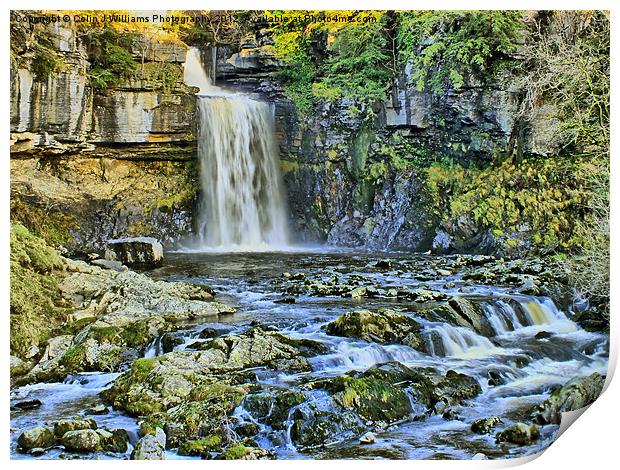 Thornton Force Ingleton Print by Colin Williams Photography