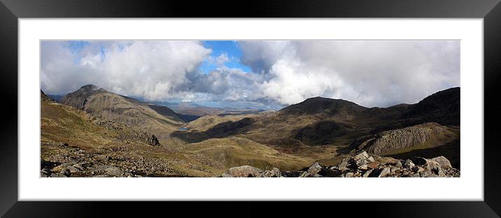 Scafell Pike Framed Mounted Print by Paul Madden