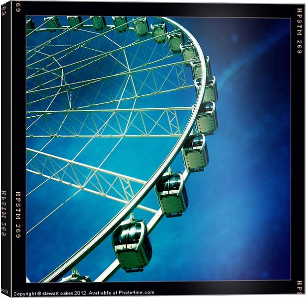 Big wheel manchester 3 Canvas Print by stewart oakes