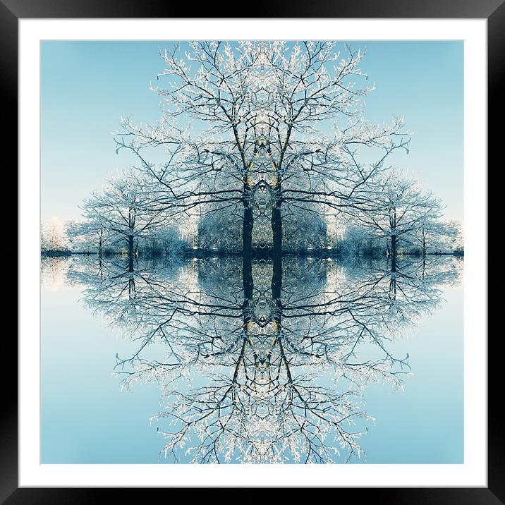 Winter Freeze Framed Mounted Print by piera catalano