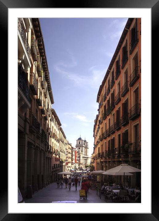 Calle de Toledo Framed Mounted Print by Tom Gomez