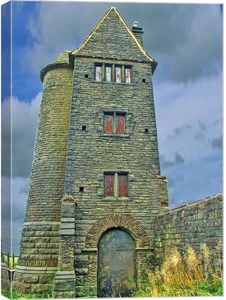 The Pidgeon Tower Rivington Canvas Print by philip clarke