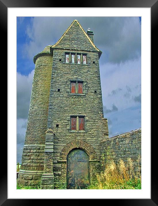 The Pidgeon Tower Rivington Framed Mounted Print by philip clarke