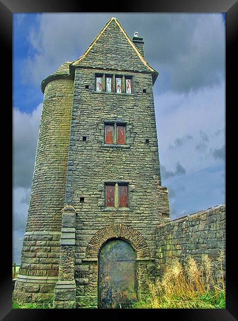 The Pidgeon Tower Rivington Framed Print by philip clarke
