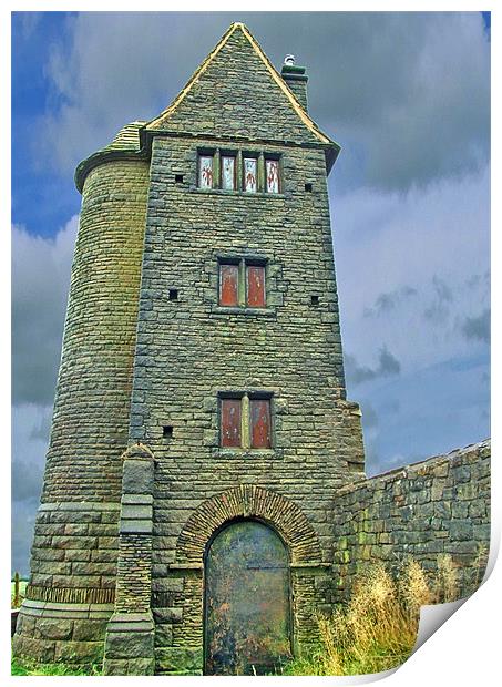 The Pidgeon Tower Rivington Print by philip clarke