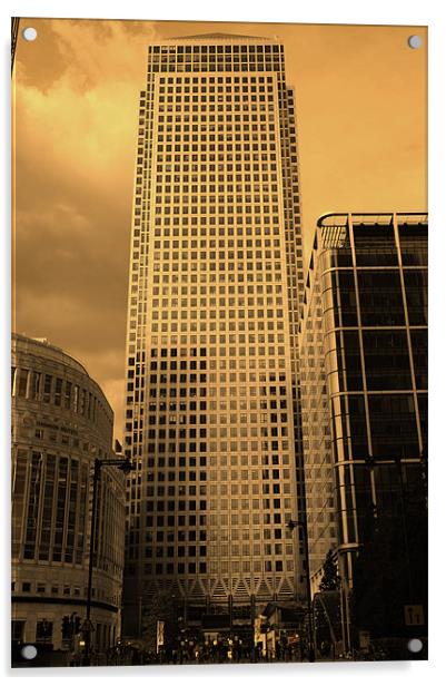skyscraper Acrylic by Miroslav Adamove