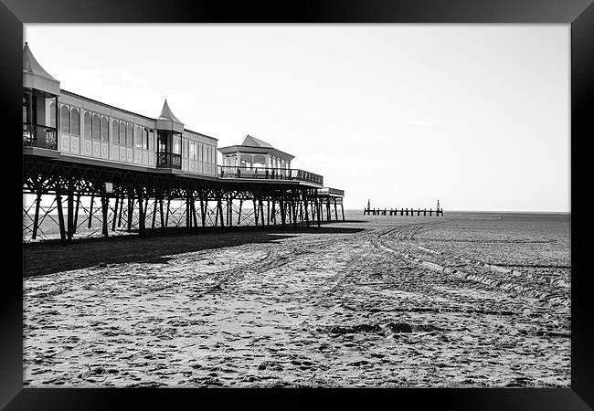 St Annes pier Framed Print by Andrew Rotherham