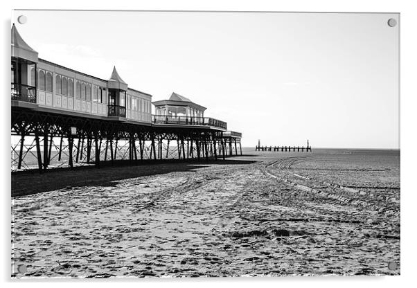 St Annes pier Acrylic by Andrew Rotherham