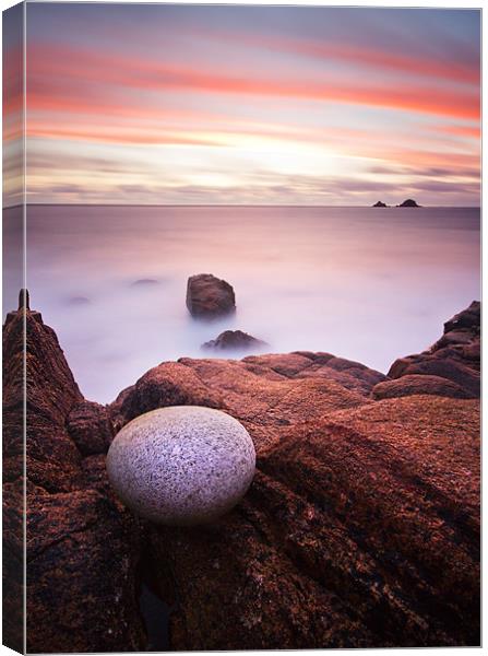 Porth Nanven Canvas Print by James Gilpin