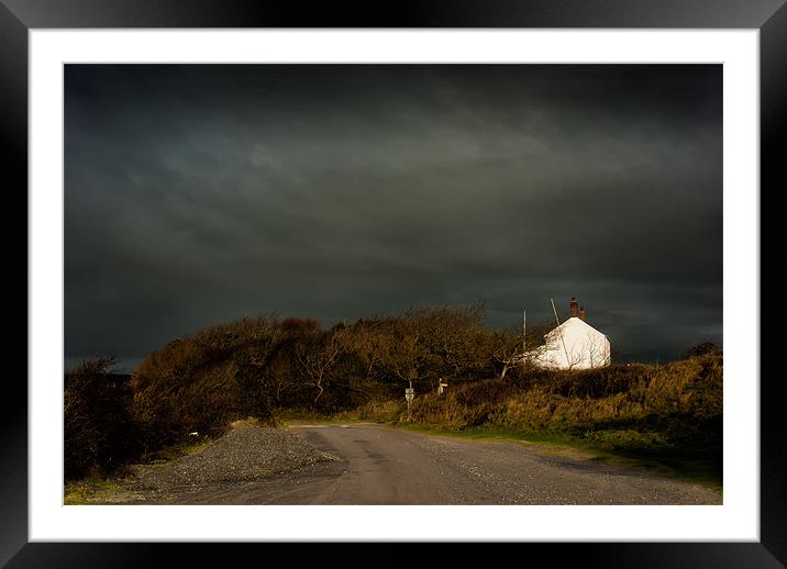White House Framed Mounted Print by Dave Wilkinson North Devon Ph