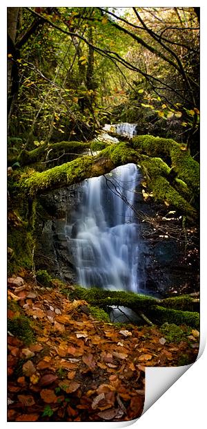 Waterfall at Reelig Print by Macrae Images