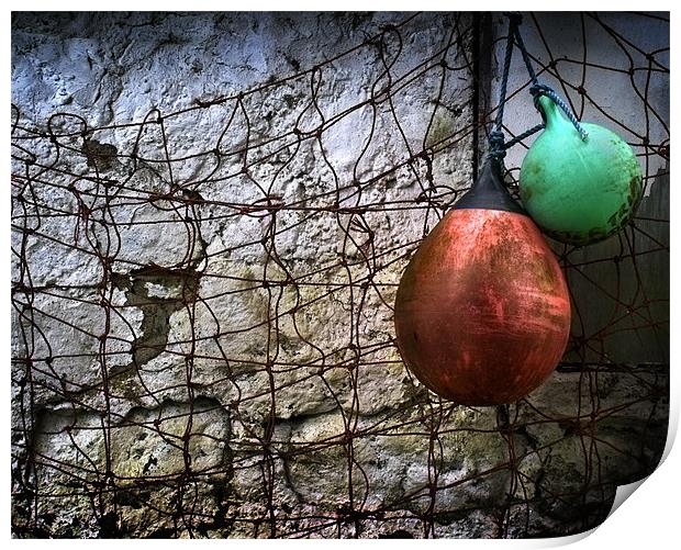 Buoys Print by Macrae Images