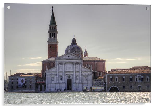 Basilica of San Giorgio Maggiore Acrylic by Tom Gomez