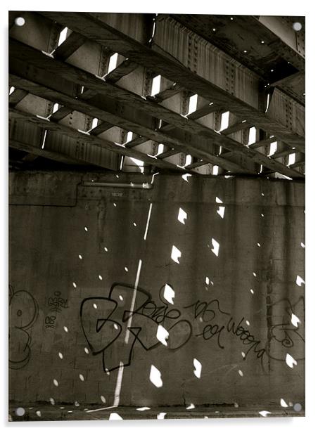 Tag under bridge Acrylic by Benoit Charon