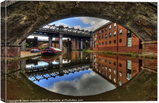 Castlefield Arches Canvas Print by Jason Connolly