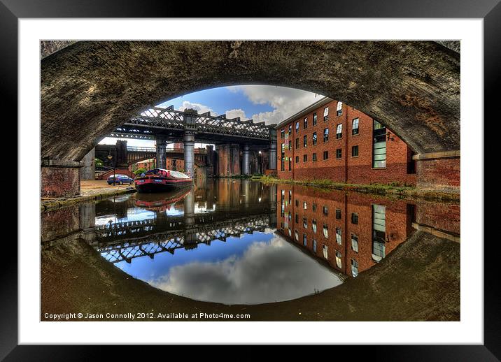 Castlefield Arches Framed Mounted Print by Jason Connolly