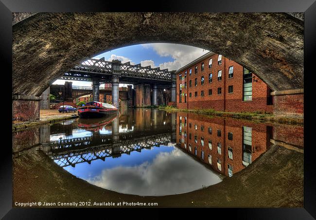 Castlefield Arches Framed Print by Jason Connolly