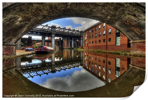 Castlefield Arches Print by Jason Connolly