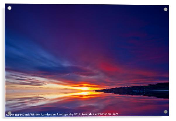 Dawn Sky Acrylic by Derek Whitton