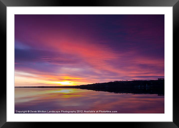 Dawn Sky 2 Framed Mounted Print by Derek Whitton