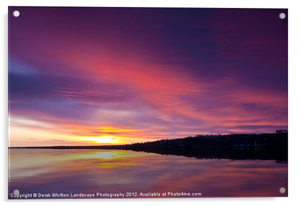 Dawn Sky 2 Acrylic by Derek Whitton