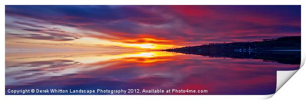 Dawn Sky Panorama Print by Derek Whitton