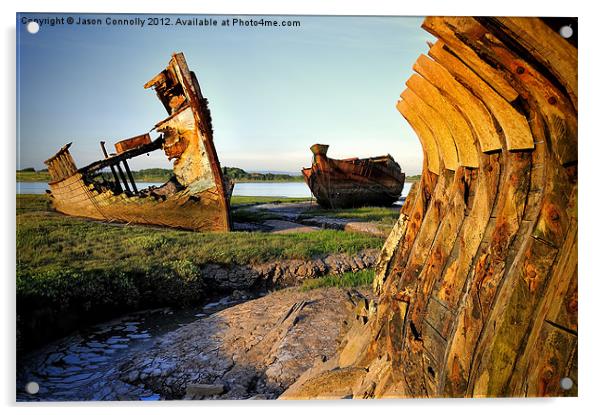 Land Of The Wrecks Acrylic by Jason Connolly