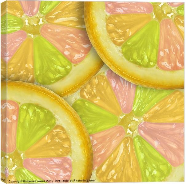 life is a lemon collection 3 Canvas Print by stewart oakes