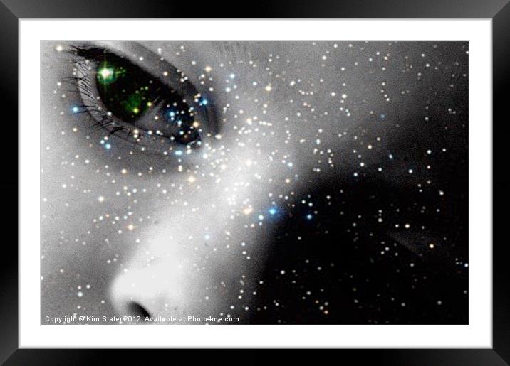 Star Child Framed Mounted Print by Kim Slater