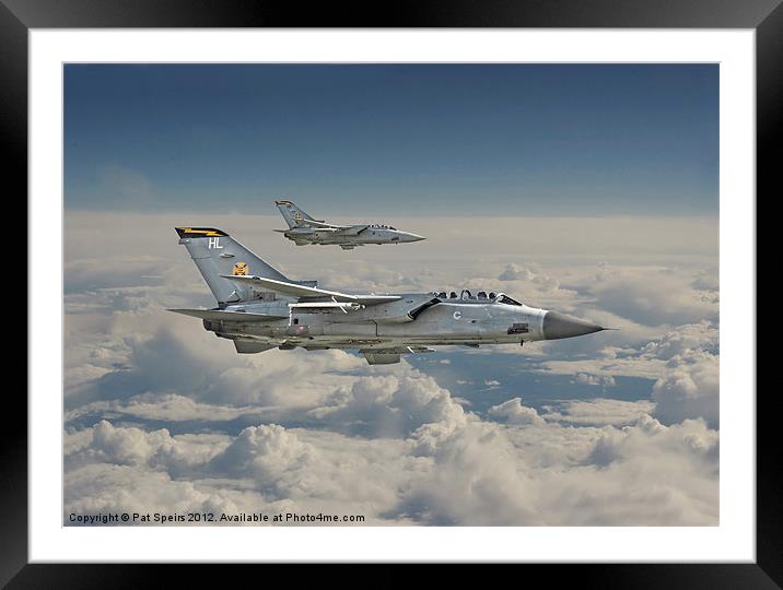 Tornado F3 Framed Mounted Print by Pat Speirs