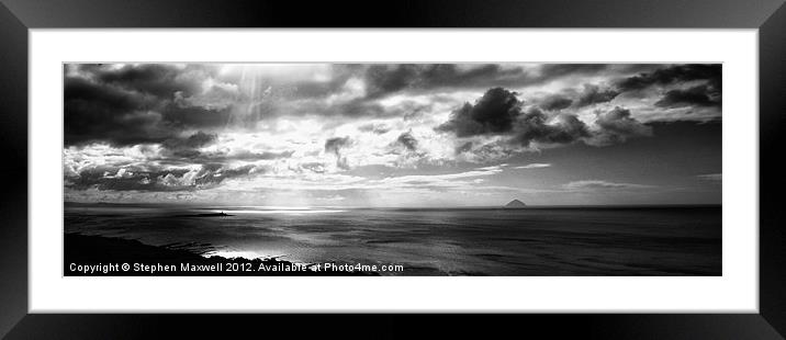 The Firth of Clyde Framed Mounted Print by Stephen Maxwell