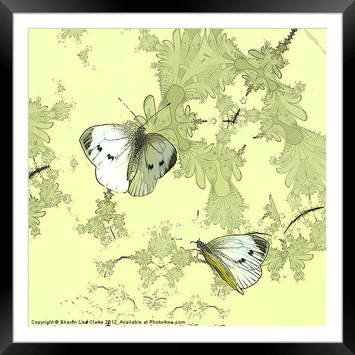 à feuilles vertes 2 Framed Mounted Print by Sharon Lisa Clarke