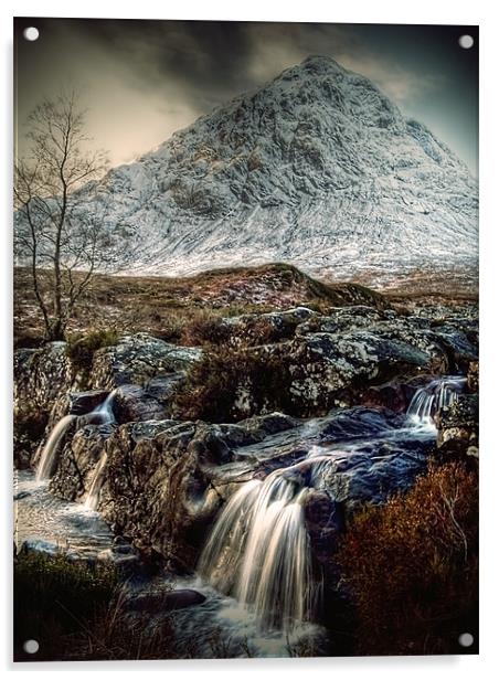 The Buachaille Etive Mor, Scotland Acrylic by Aj’s Images