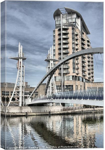 The Quays Canvas Print by Sean Wareing