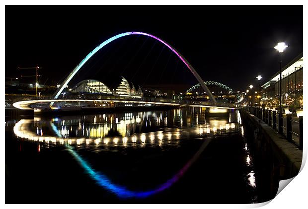 Newcastle Quayside Print by Northeast Images